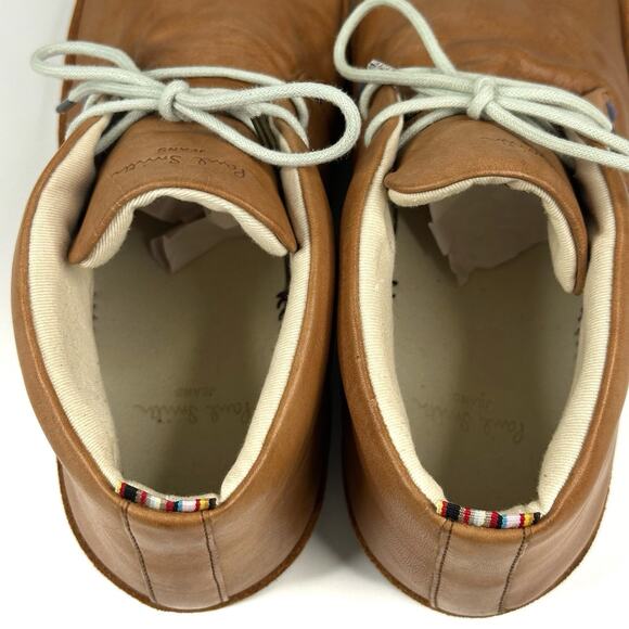 PAUL SMITH JEANS Loomis Men's Chukka Boots Camel Brown Leather Size US7/UK6 - Picture 8 of 12